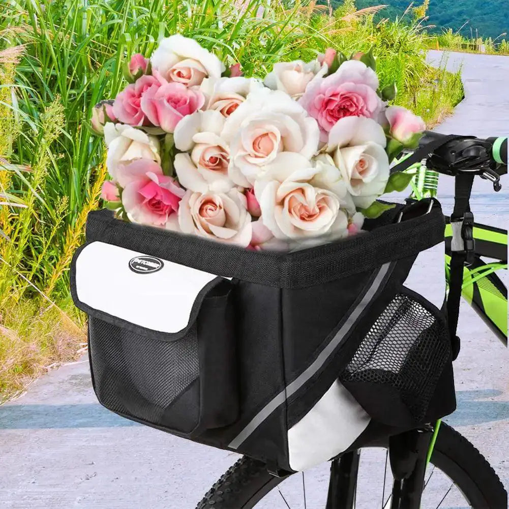 TrailPaw Bicycle Pet Carrier Basket Secure Transport