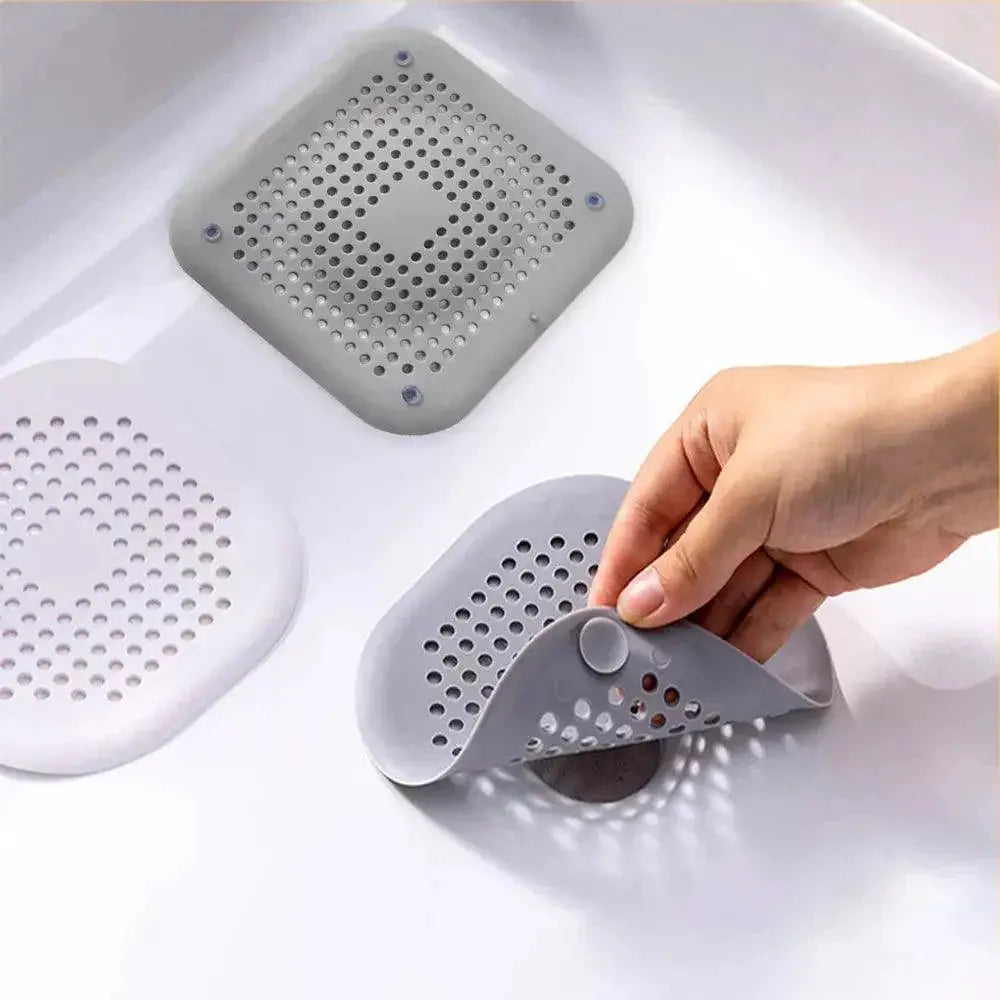 Hair Catcher Drain Stopper Anti Clog With Suction Cups