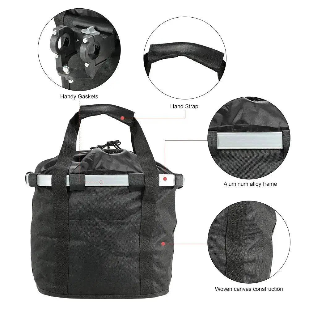 Lixada Bike Front Carrier Bag Aluminum Pet Holder For Pets