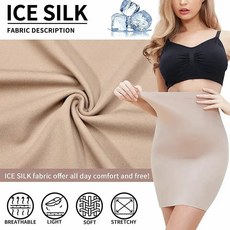 Seamless High Waist Shapewear Slip For Women Tummy Control