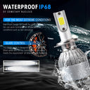 2x H7 LED H11 H4 Hi/Lo Car Headlight Bulbs 3000K 6000K