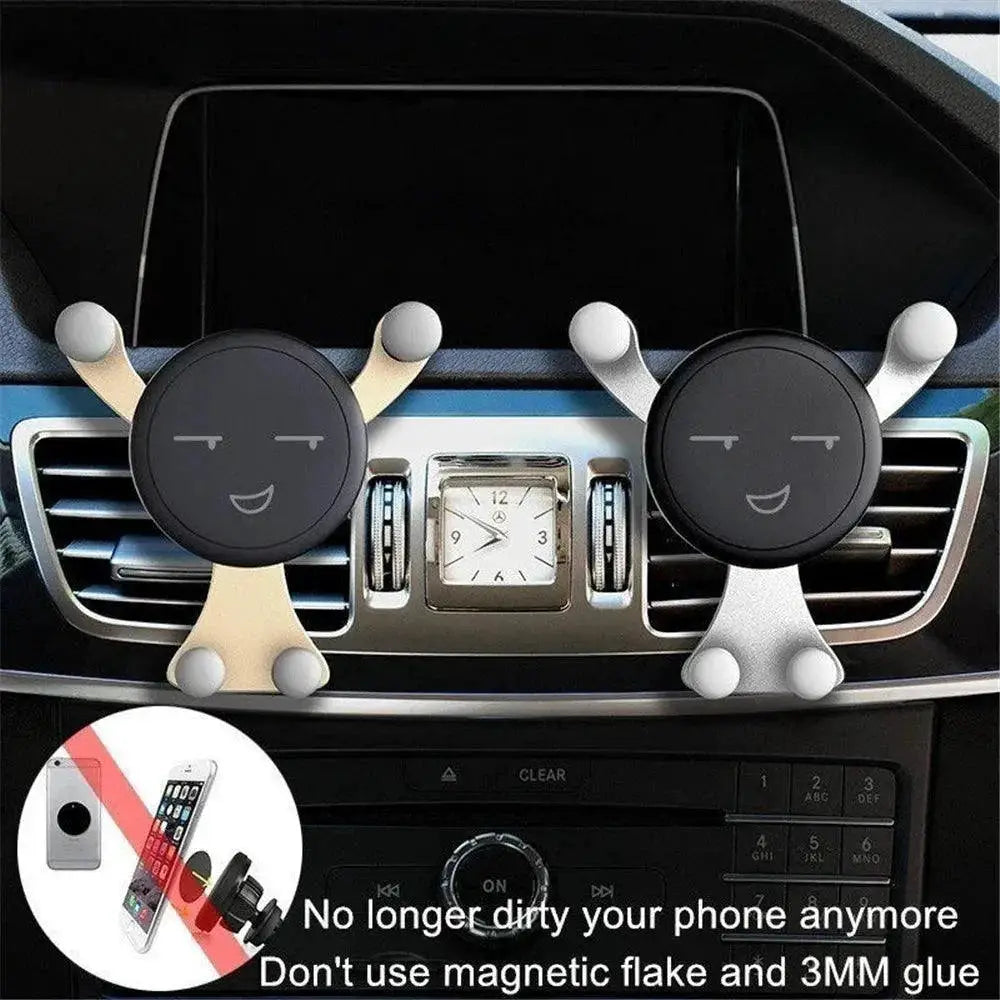 Universal Gravity Car Phone Holder Easy Installation