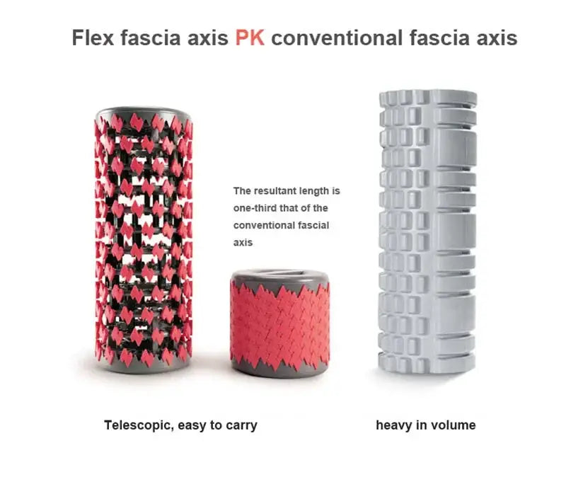 Telescopic Roller Yoga Column Foam Fitness Muscle Relaxer - OurLum.com