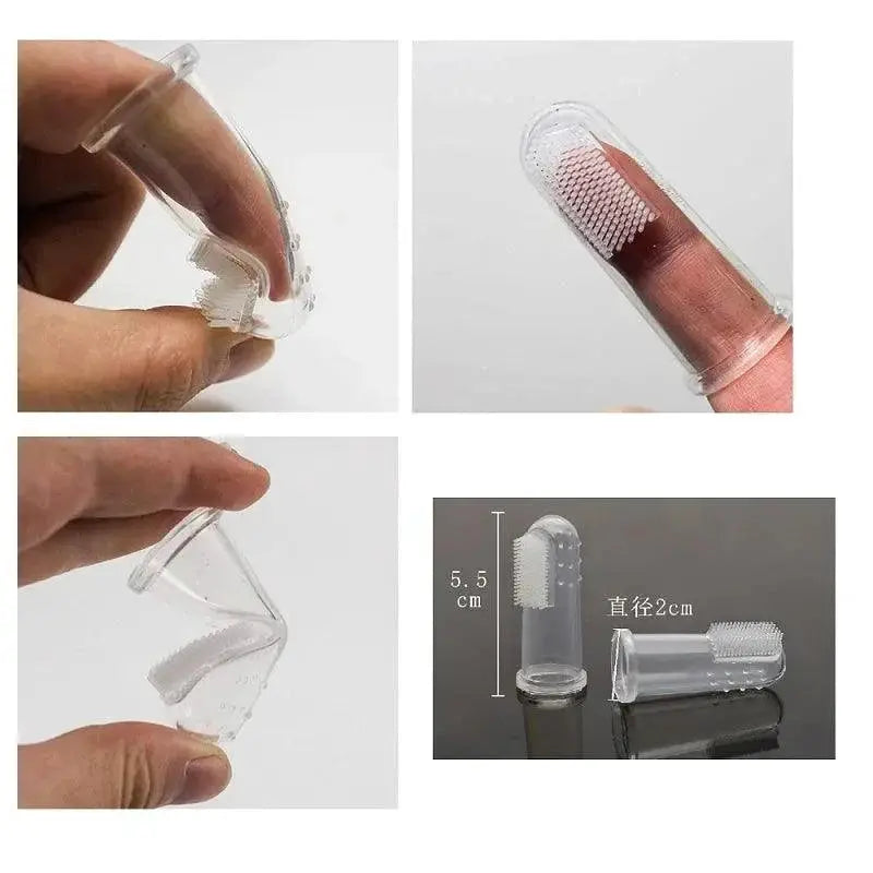 Eco Friendly Silicone Pet Toothbrush Chew Toy For Pets