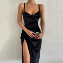 Hugcitar Velvet Maxi Dress Desk Date
