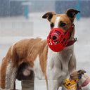 Pet Dog Muzzle: Breathable Basket Stop Biting Supply