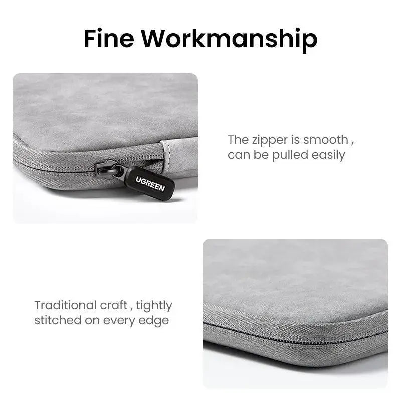 UGREEN Waterproof Leather Laptop Sleeve for MacBook