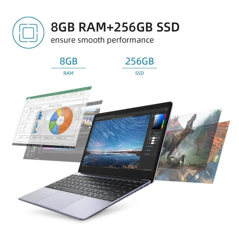 HeroBook Pro Laptop Powerful Intel Processor 8GB RAM