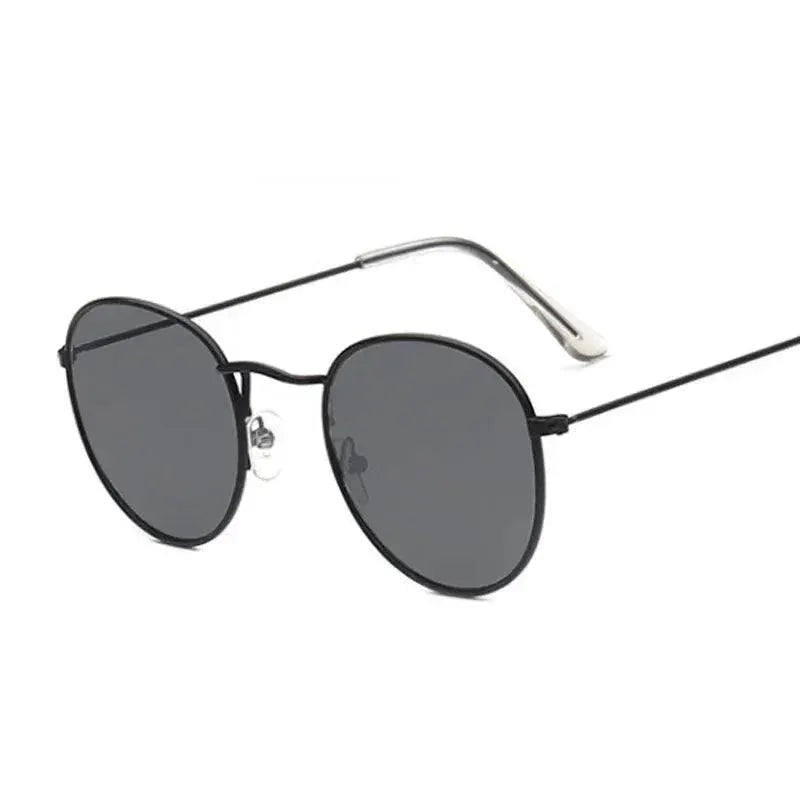 Retro Round Mirror Sunglasses For Men Vintage UV400 Eyewear
