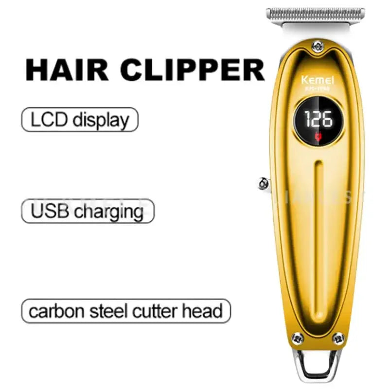 1948 LCD Display Hair Clipper For Men Rechargeable