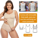 Plus Size Tummy Control Shapewear with Built-in Bra