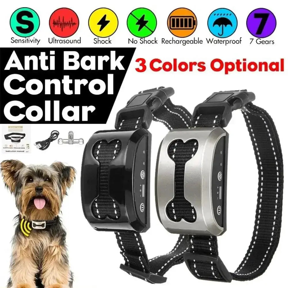 Smart Dog Anti Bark Collar GPS Waterproof Training