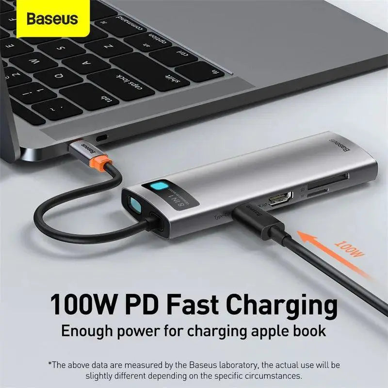 USB Type C Hub USB C to HDMI Ethernet RJ45 SD Reader