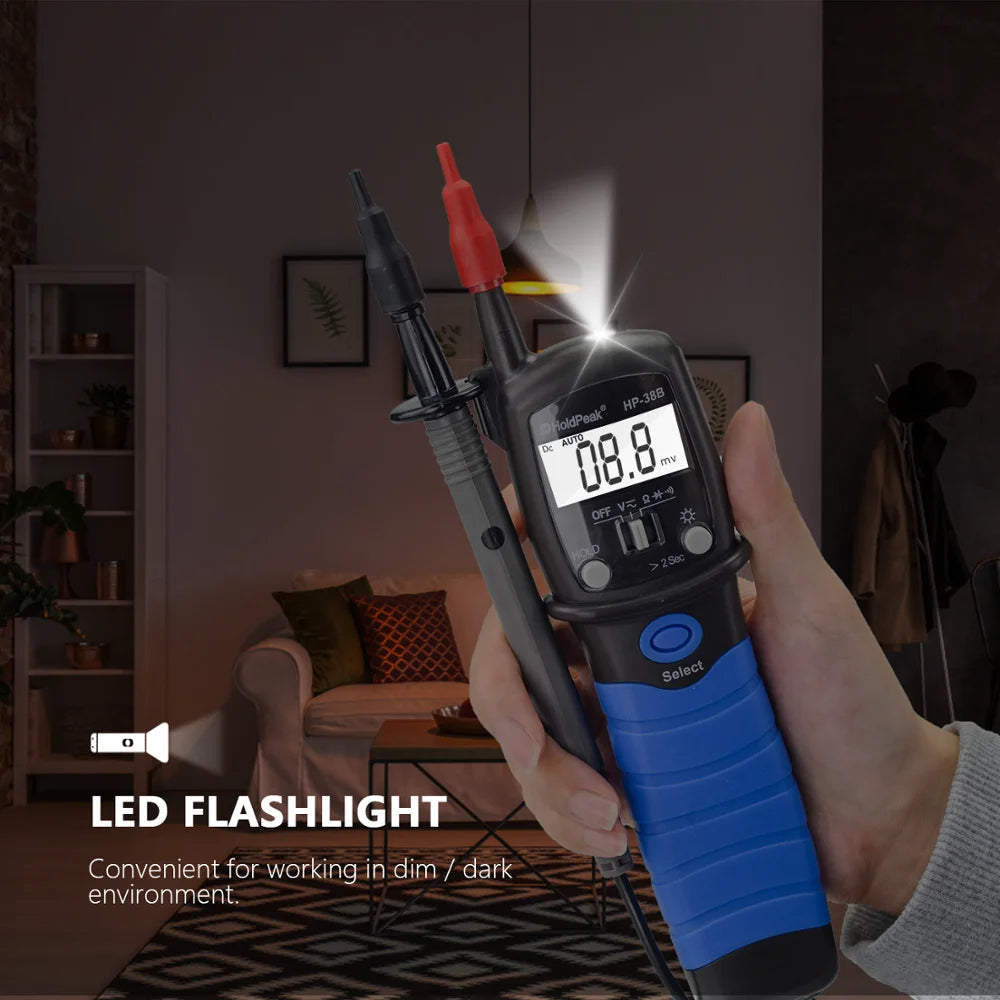 HoldPeak Precision Digital Multimeter Pen Type Meter Auto Range — product view 5