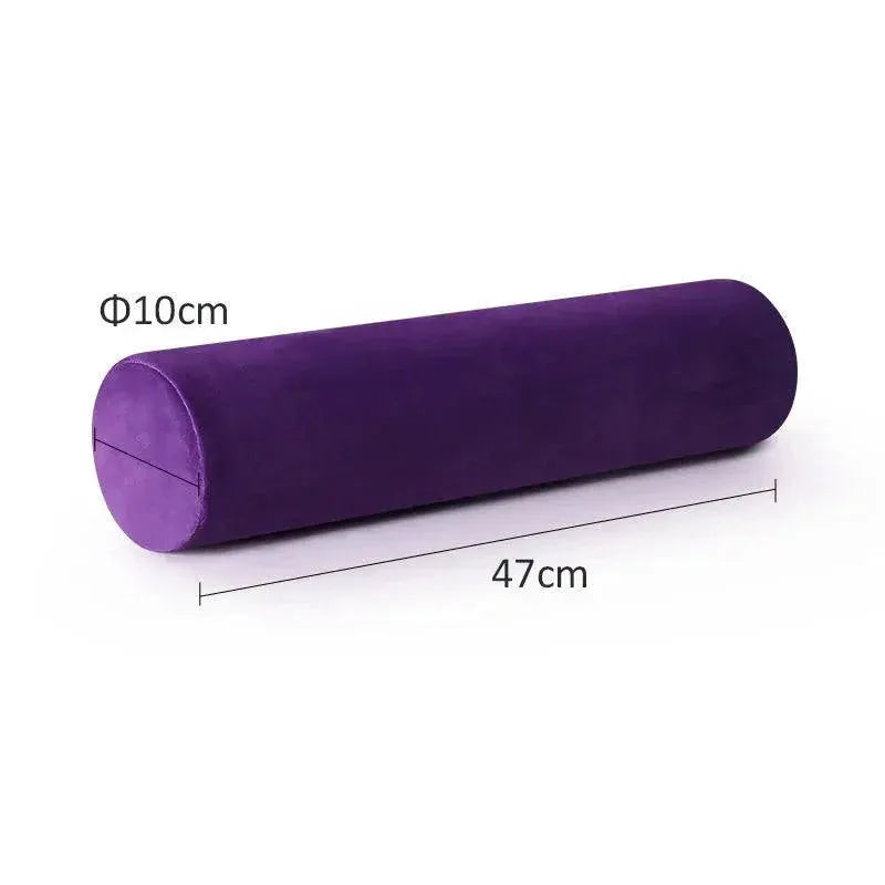 Memory Cotton Cylindrical Cervical Neck Pillow for Adults