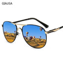 Unisex Luxury Polarized Pilot Sunglasses for Driving Fishing