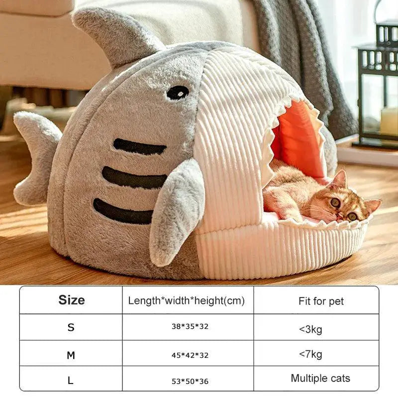 Cozy Cat Bed Warm Enclosed Pet Tent For Kittens And Puppies