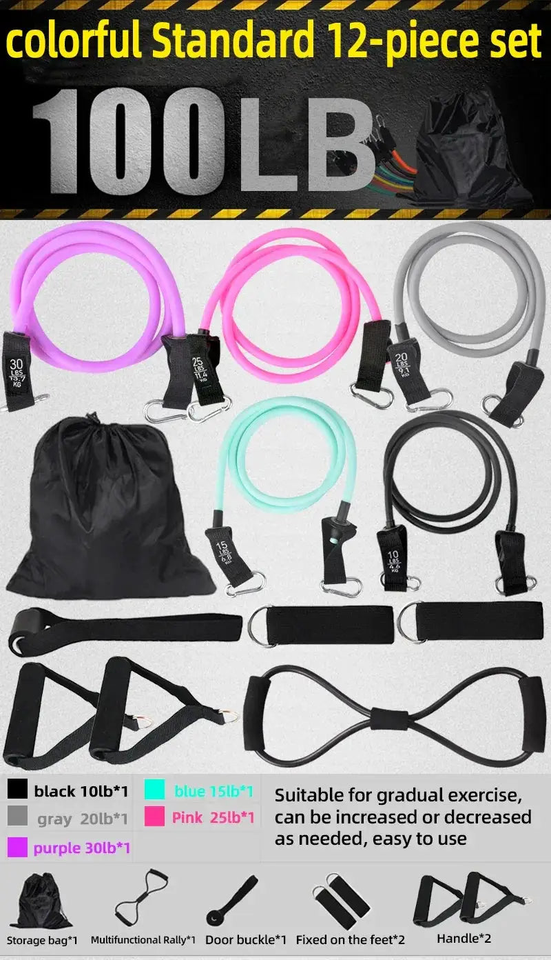 Versatile Bands Kit for Home Fitness — product view 11