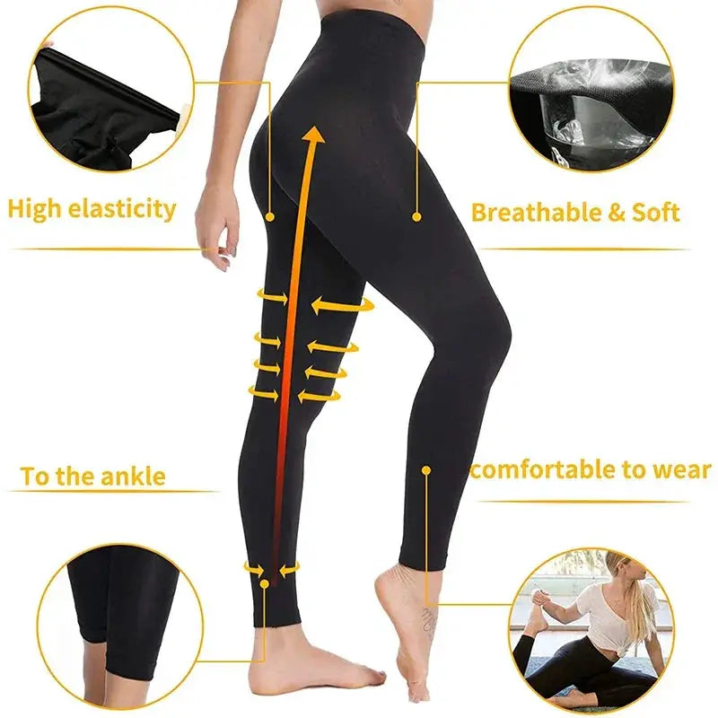Compression Leggings For Women High Waist Anti Cellulite