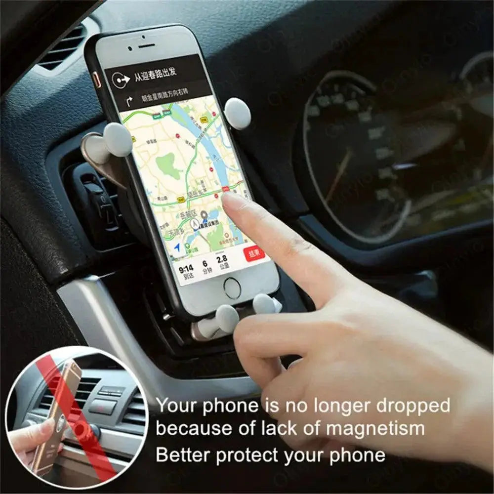 Universal Gravity Car Phone Holder Easy Installation
