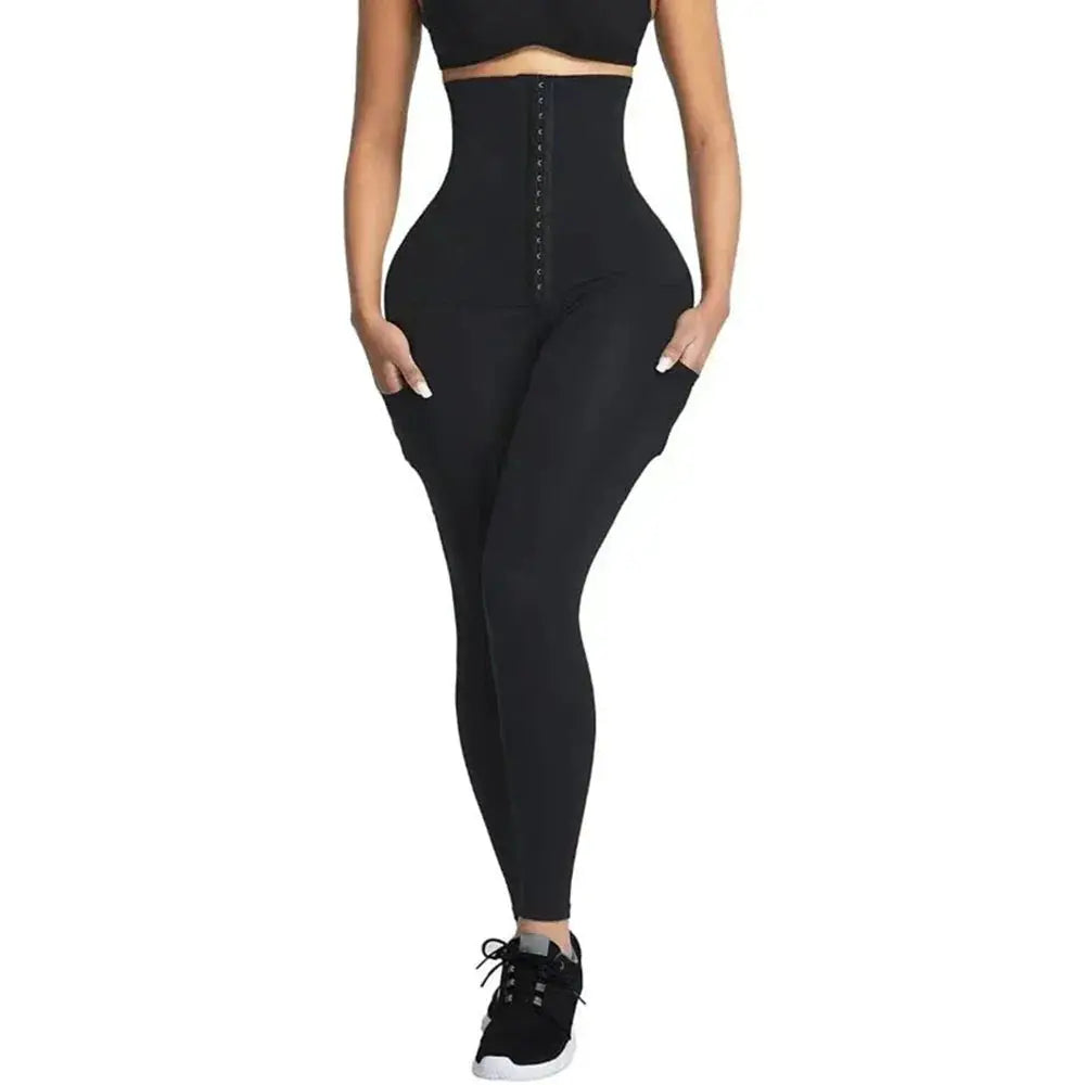 Tummy Control Corset Leggings Fitness High Waist Shapewear
