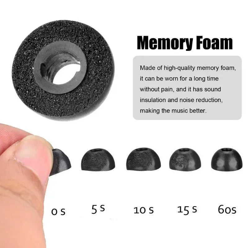 Memory Foam Ear Tips for Galaxy Buds Pro Premium Comfort