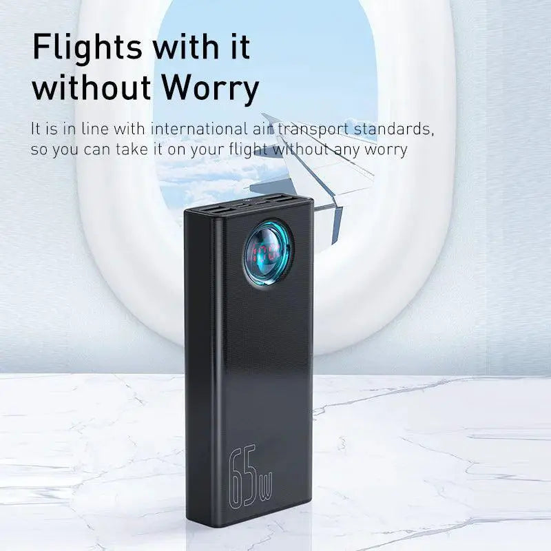Baseus 30000mAh 65W PD Fast Charging Power Bank Pro