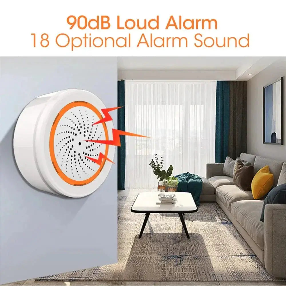 Smart Home Security Siren Enhanced Protection Alerts