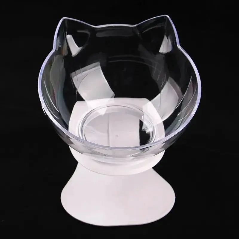 Double Cat Bowl Set Elevated Feeding Bowls For Cats