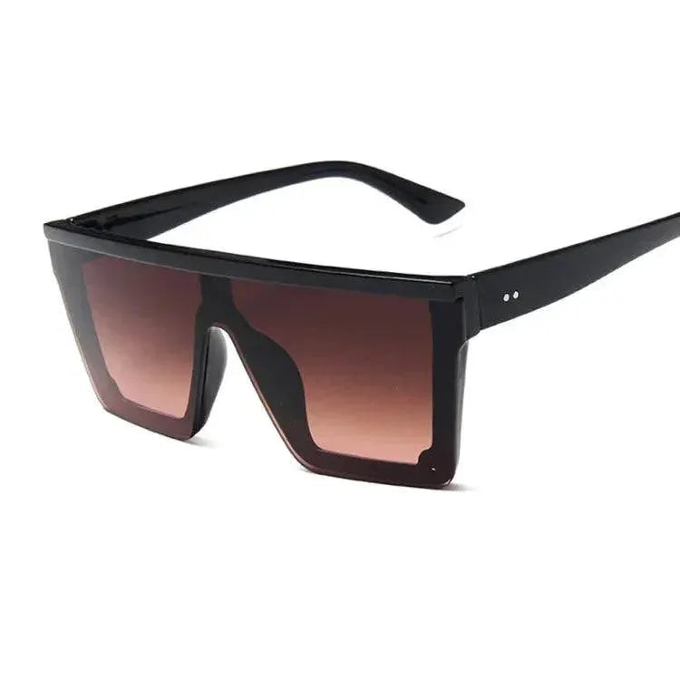 Unisex Oversized Square Sunglasses With UV Protection