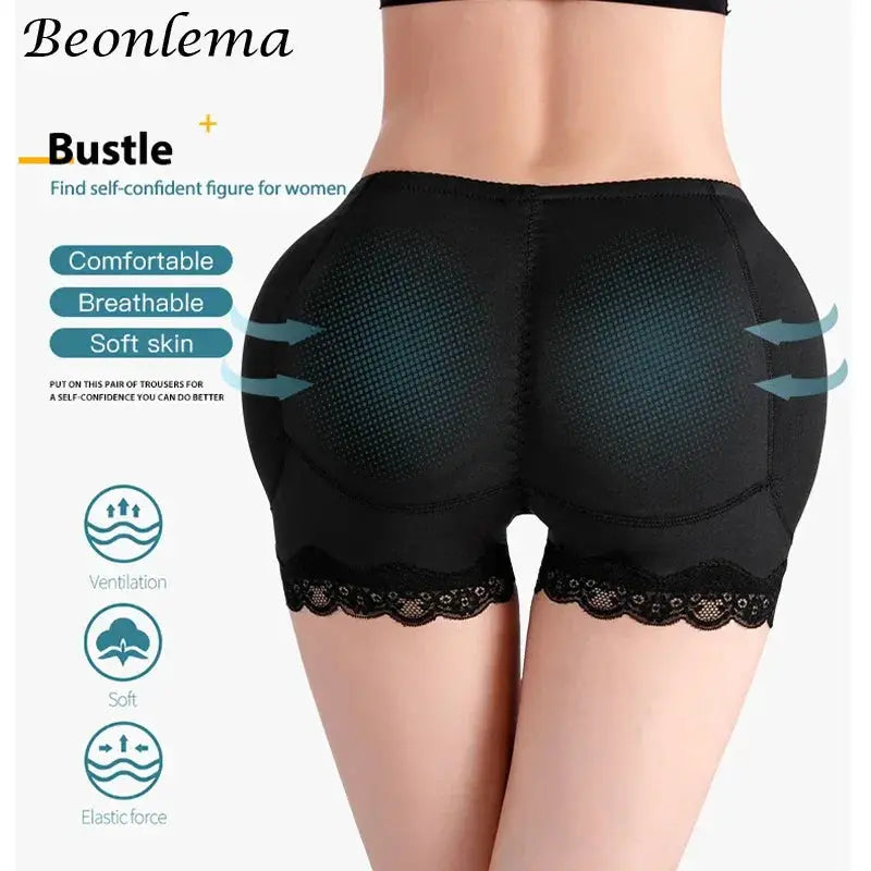 Curvy Control Panties With Removable Pads Seamless Shaper