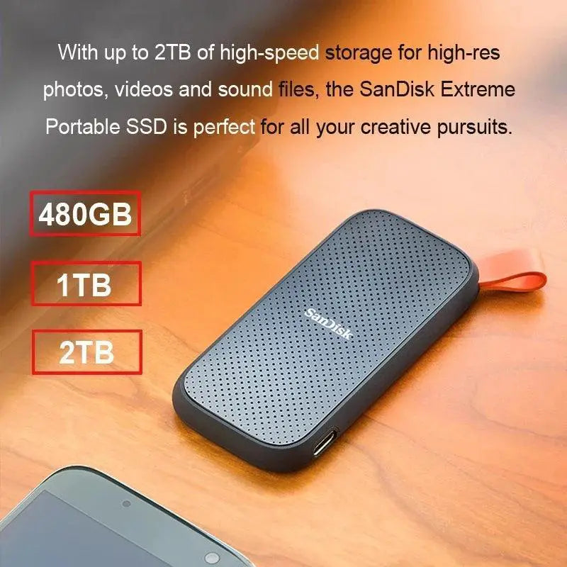 SanDisk Portable SSD Blazing Fast High Speed Solid State