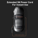 Baseus Portable Car Air Compressor Compact Fast Inflation LED Display