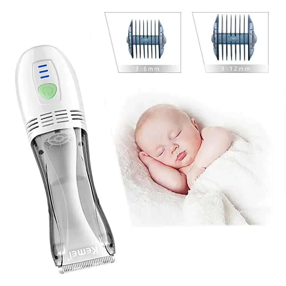 KM 79 Vacuum Haircut Kit Low Noise Baby Trimmer Cordless