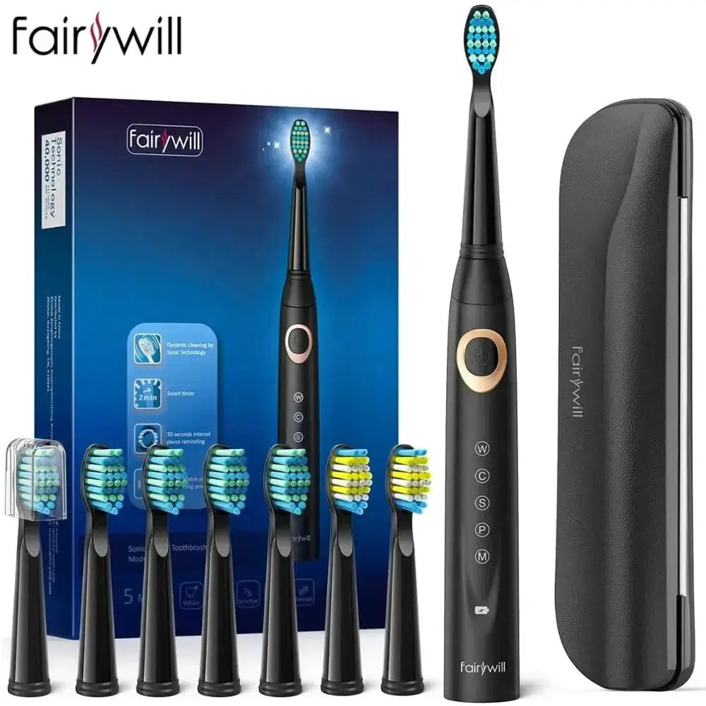 Fairywill FW508 Waterproof Sonic Cleaning Toothbrush
