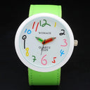 Cartoon Design Girls Wristwatch Multicolor Timepiece Stainless Steel