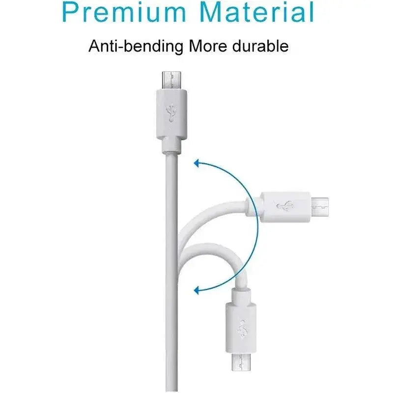 25cm Tangle Free Micro USB Charging Cable For Android