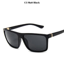 Men's Classic Square Sunglasses 2024 with UV400 Protection