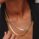 Hot Fashion Unisex Snake Chain Choker Necklace For Women