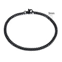 Vnox 3-11mm Chunky Miami Curb Chain Bracelet for Men