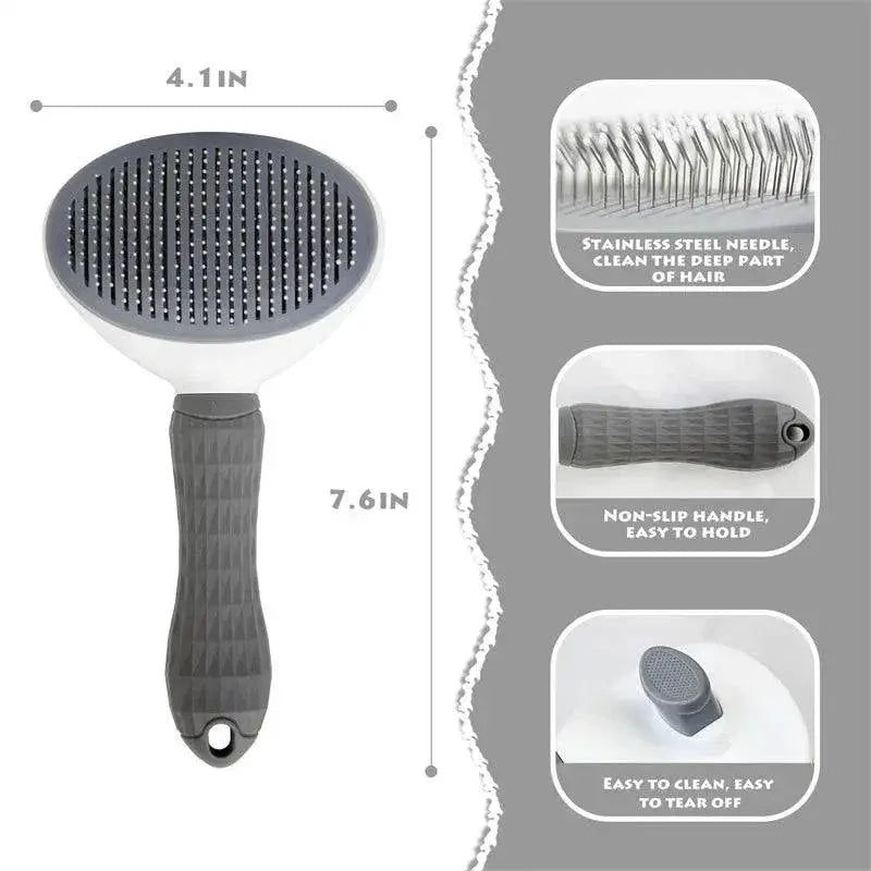 Pet Grooming Kit Stainless Steel Comb For Long Hair Pets