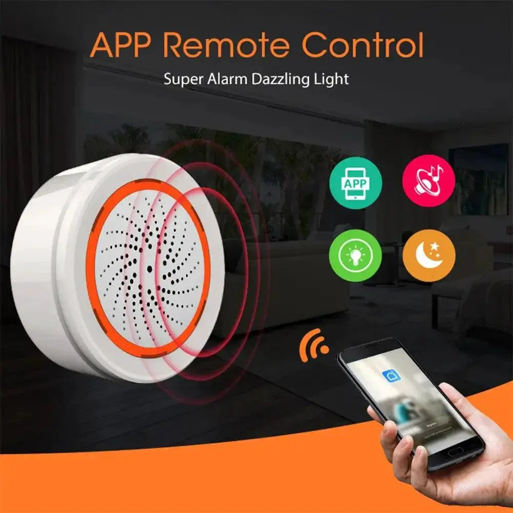 Smart Home Security Siren Enhanced Protection Alerts