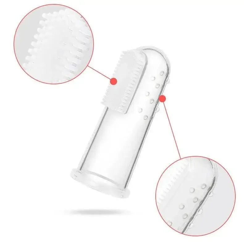 Soft Pet Finger Toothbrush for Dogs and Cats Oral Care