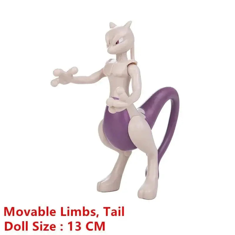 Pokemon Cartoon Figures Pikachu Mewtwo Charmander Blastoise