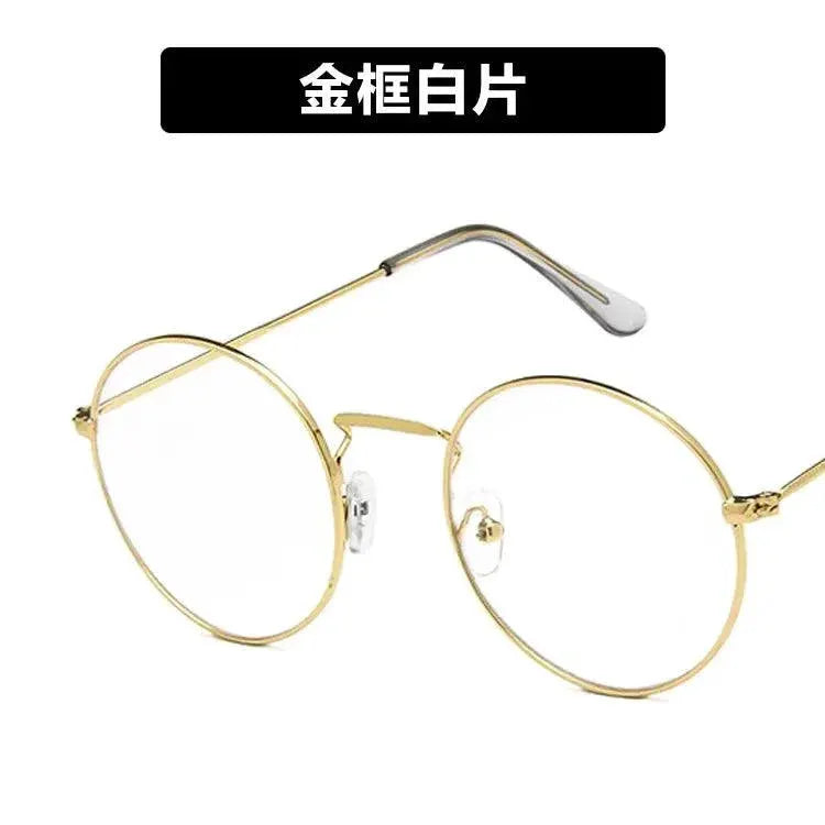 Retro Round Metal Sunglasses For Women UV400 Shades