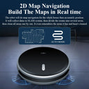 ABIR G20S Robot Vacuum Cleaner Map Memory 6000Pa Suction