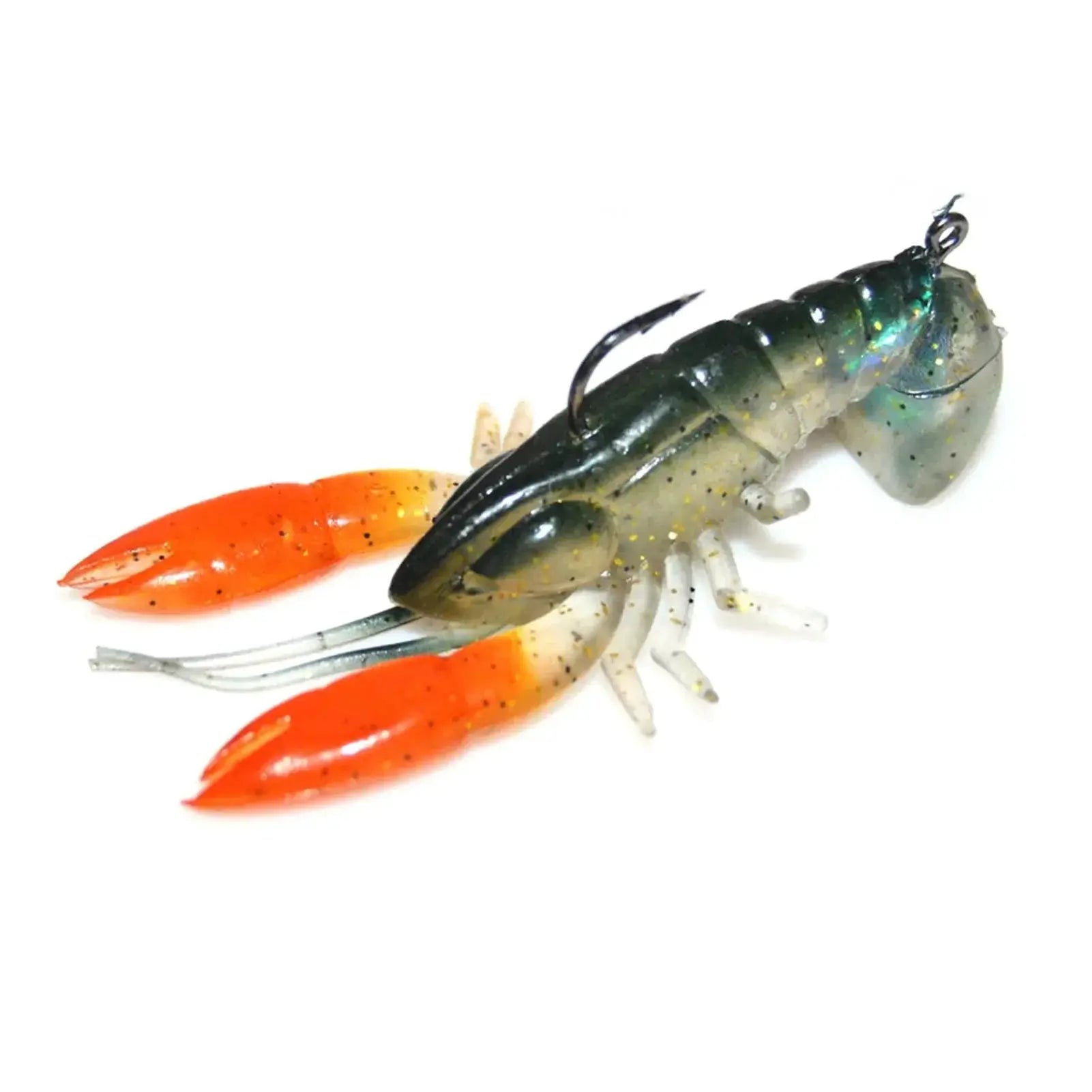 8CM Crayfish Lure PVC Durable Artificial Bait 14g Fishing