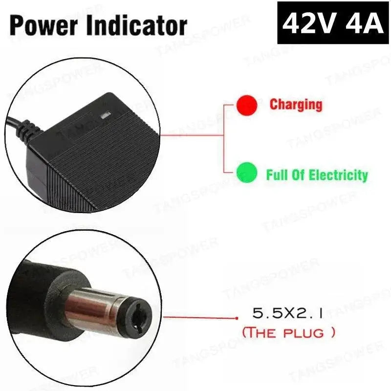 Electric Bike Charger For Xiaomi M365 Pro Safe Charging