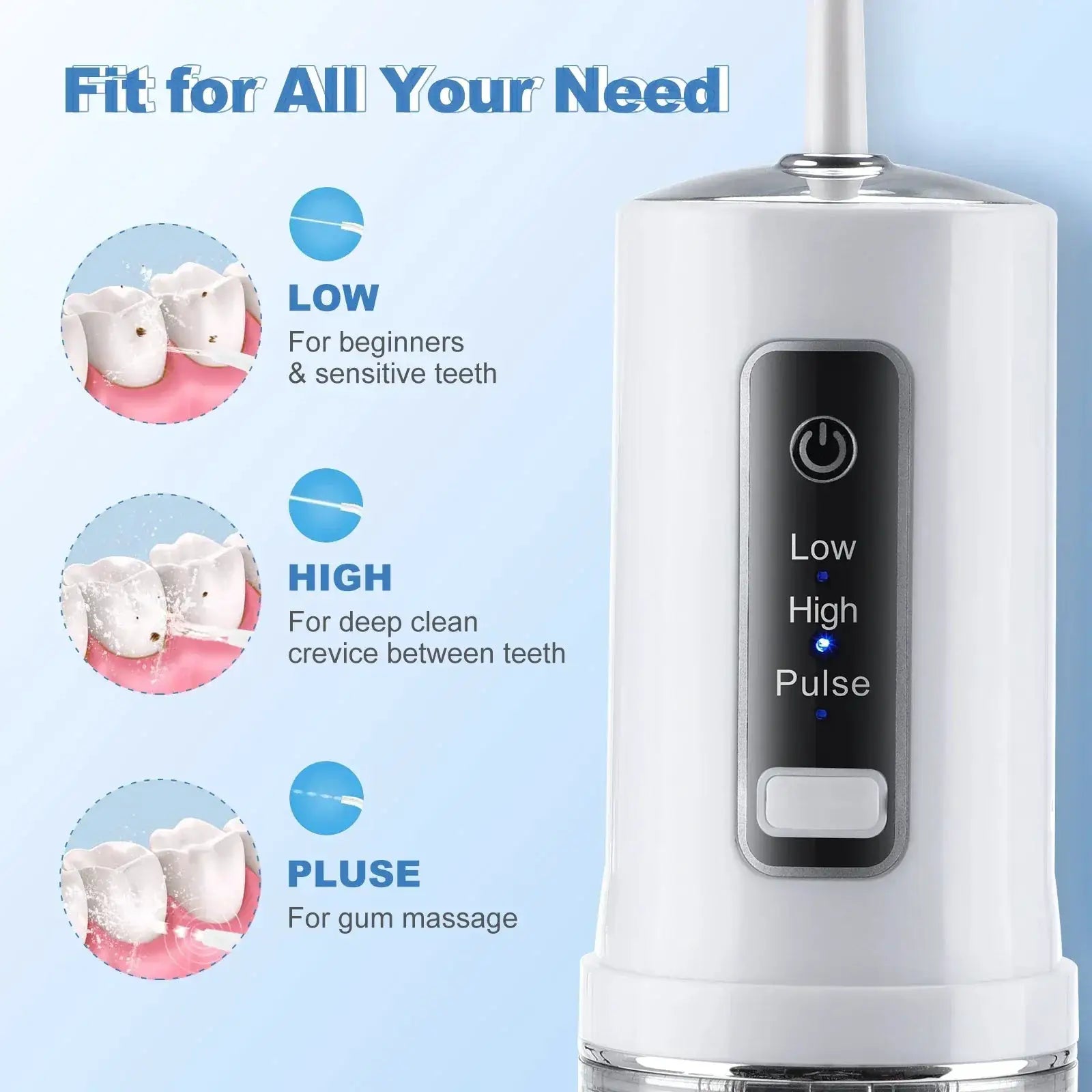 Mini Electric Tooth Cleaner Cordless Oral Irrigator Flusher