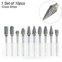 Durable Rotary Burr Set for Woodworking